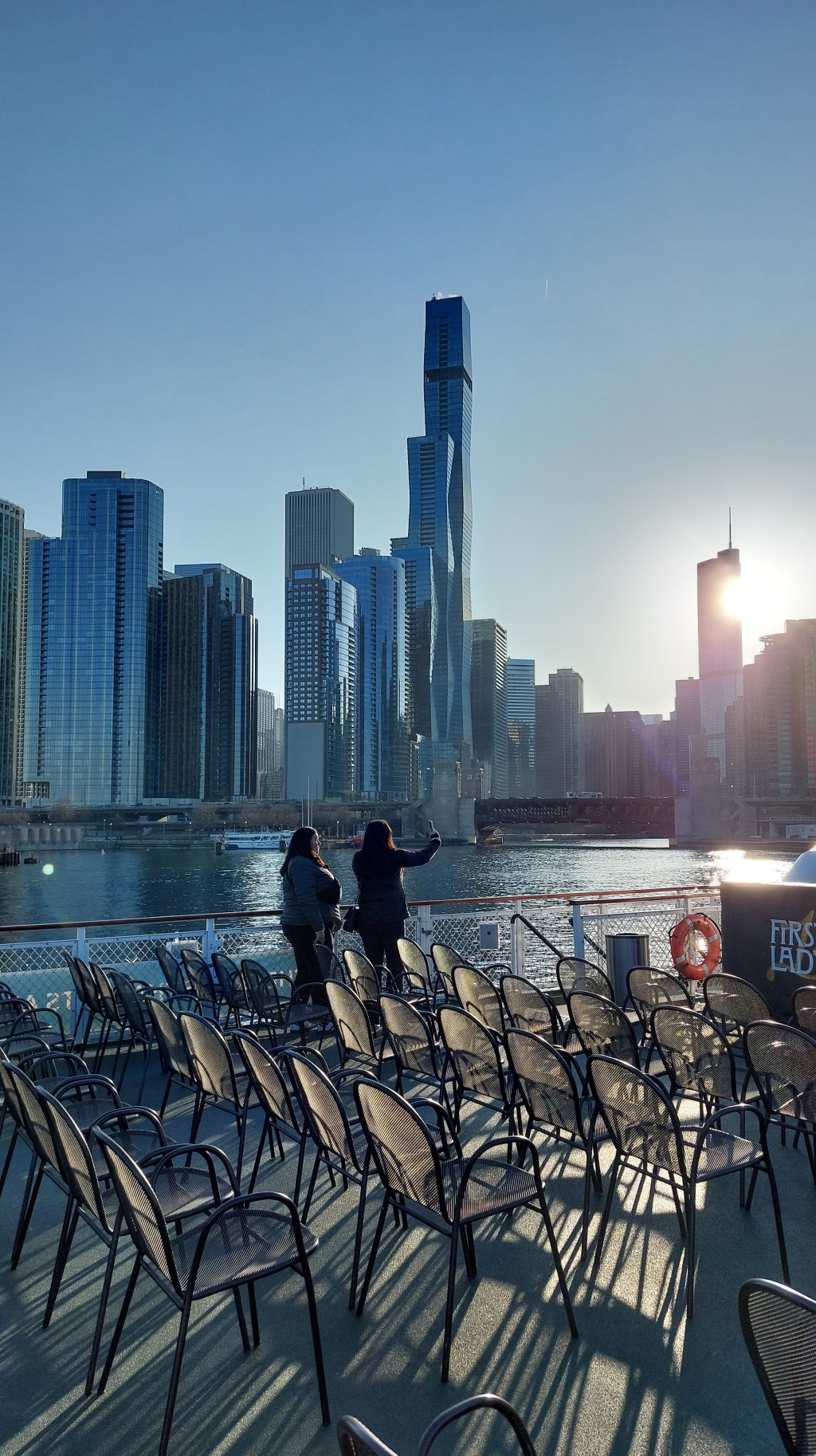 Wind und Wasser in Chicago